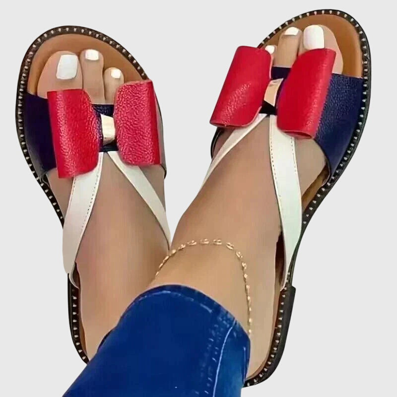 Amora™ - Bow-Kissed Strappy Sandals