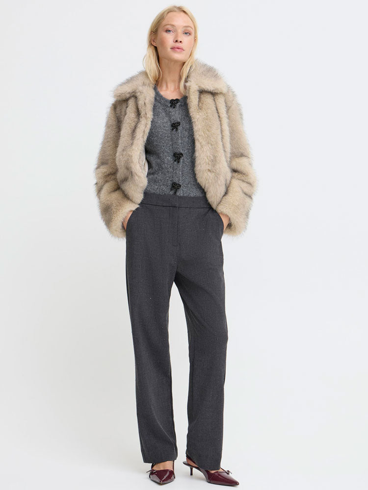 B Young ByAkaja SH Jacket Oatmeal