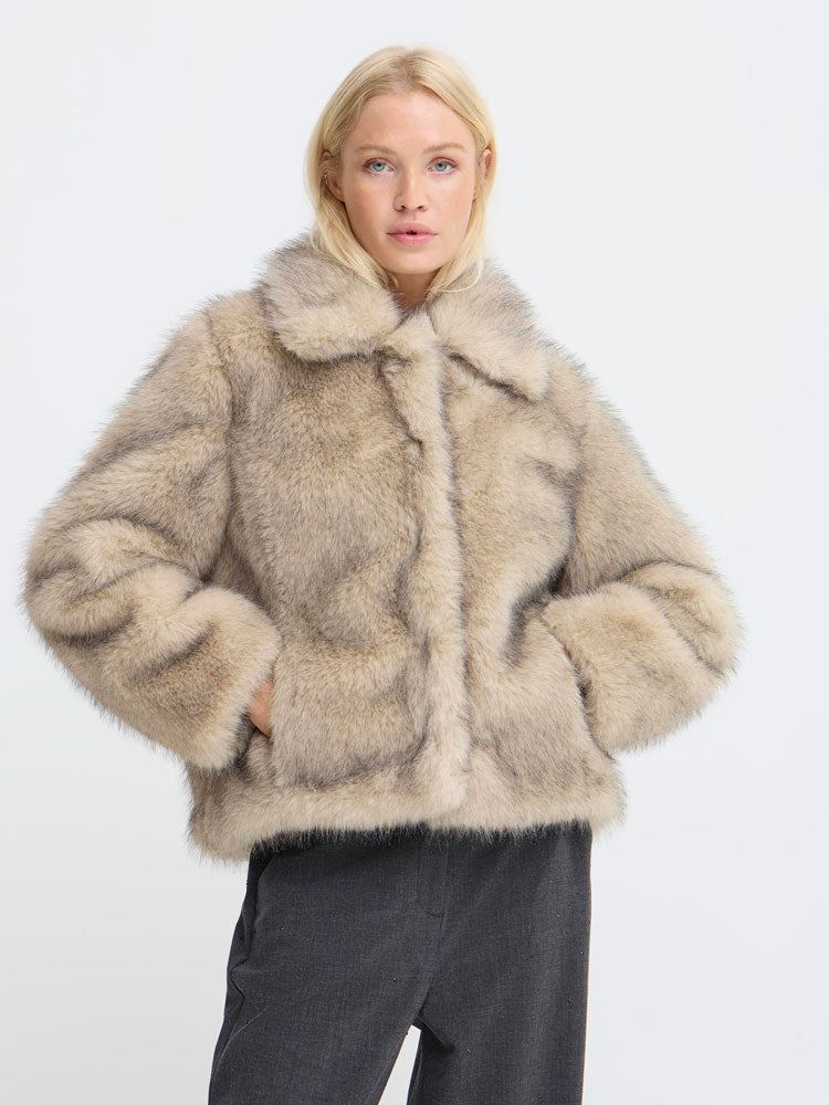 B Young ByAkaja SH Jacket Oatmeal