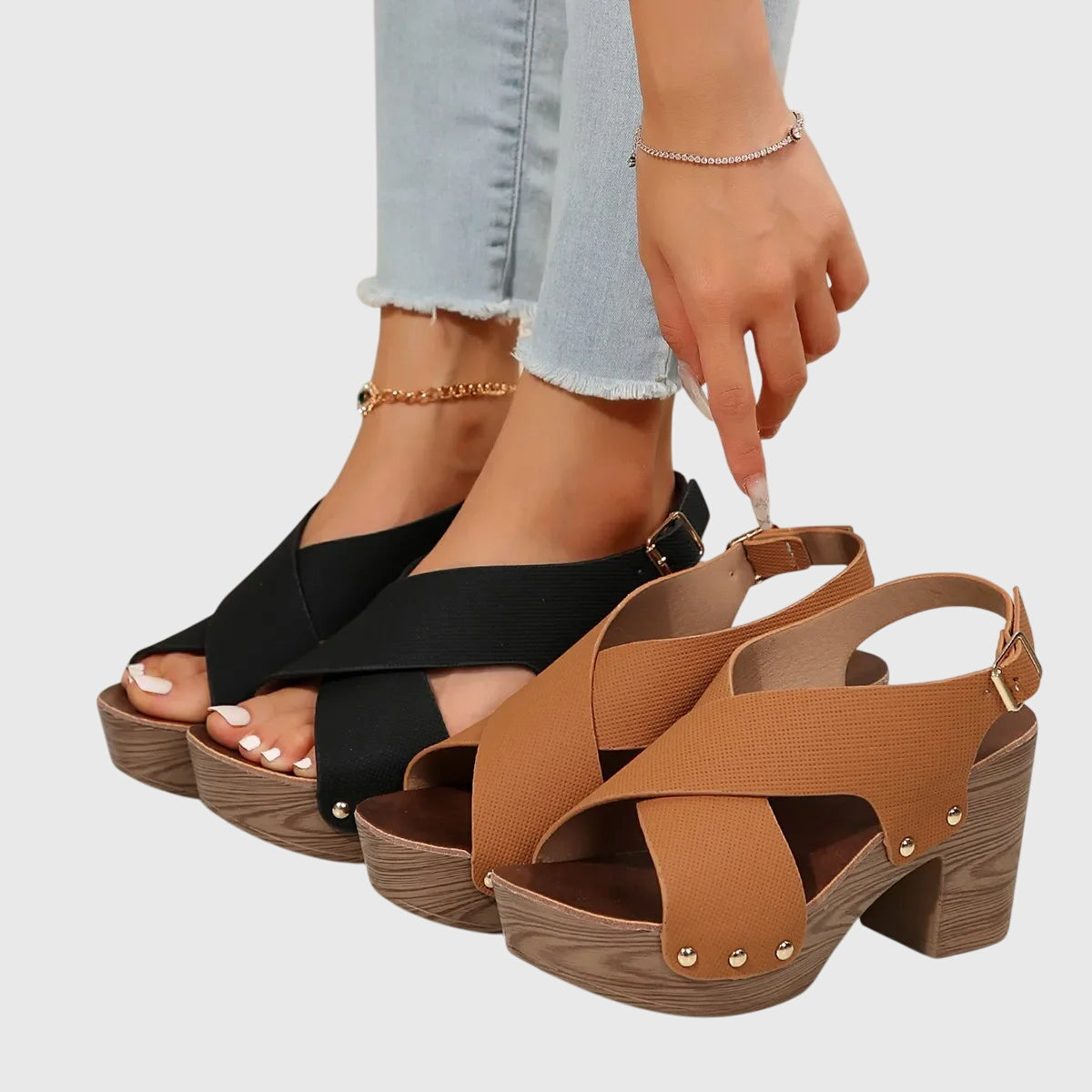 Shery™ - Platform Heel Sandals