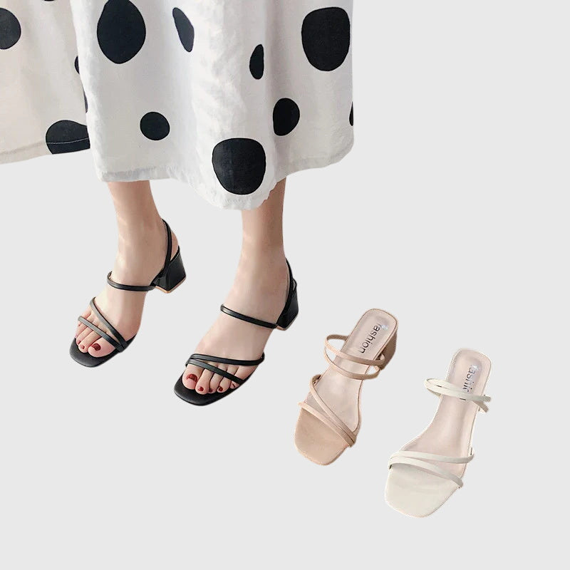 Pamela™ - Strappy Block Heel Sandals