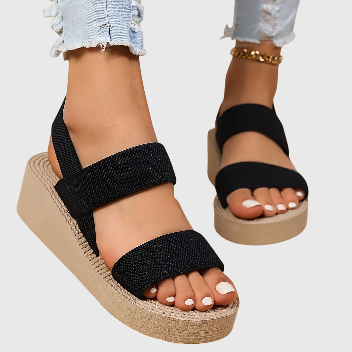 Bethy - Stylish Wedge Sandals