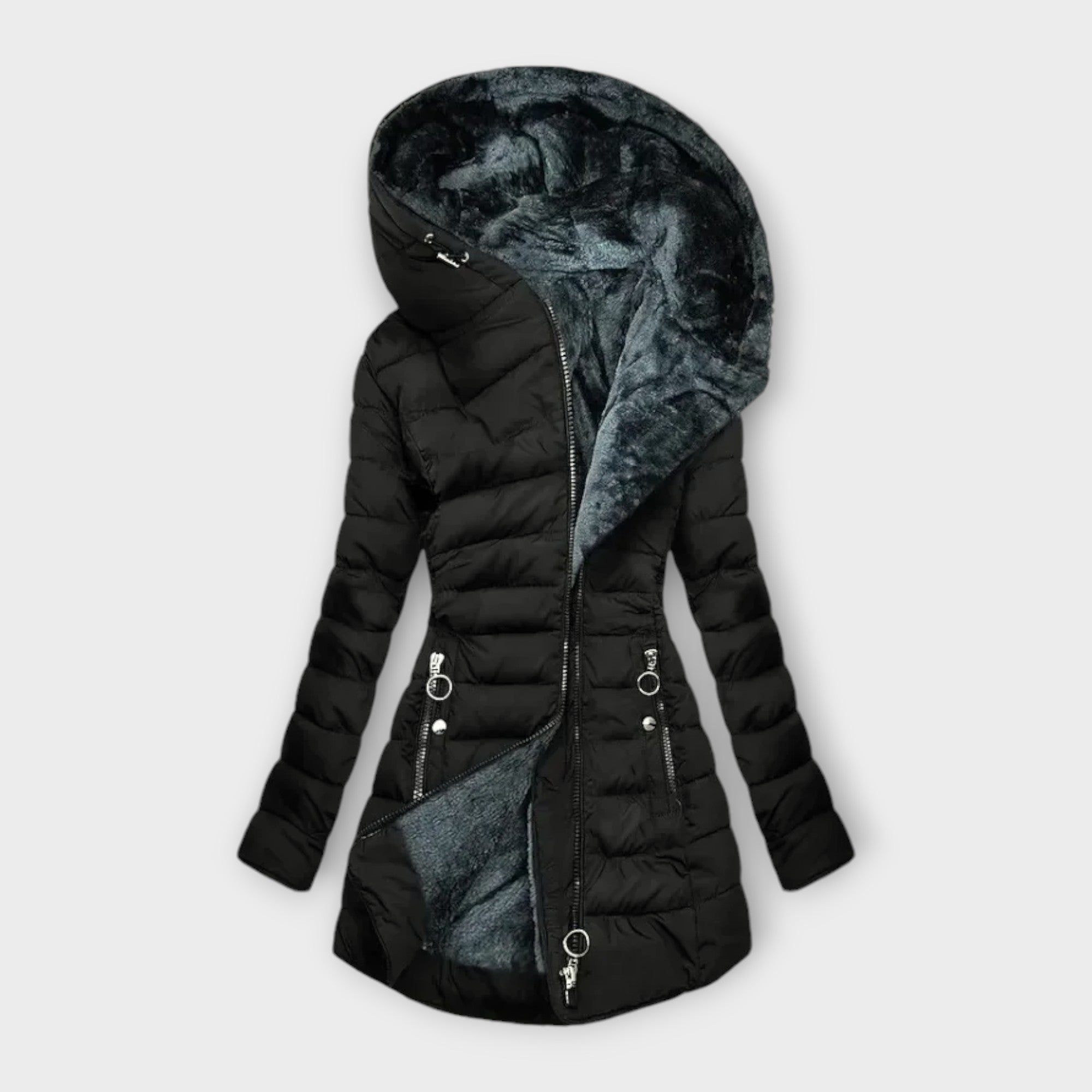 MFLLondon™ | Cosy fur-lined coat