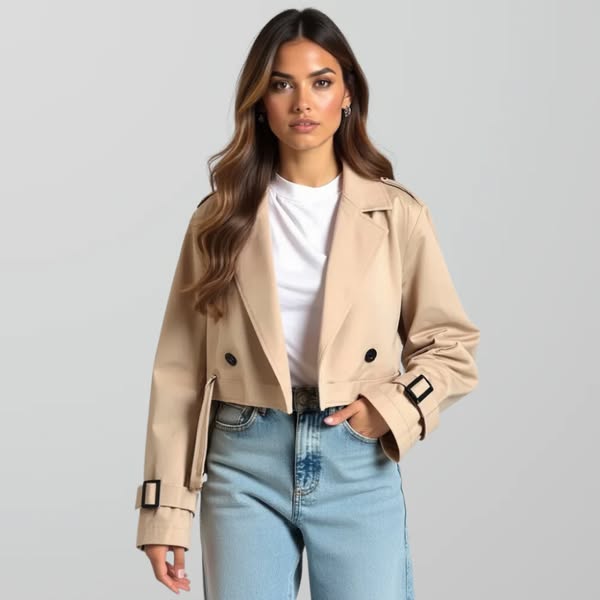Emma™  - Crop Trenchcoat