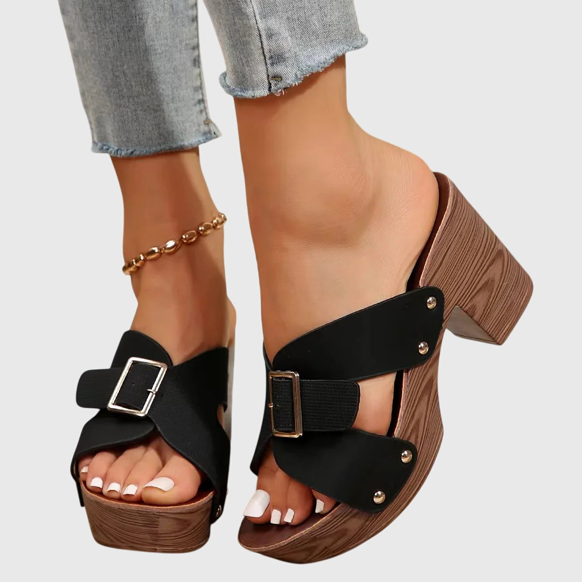 Mera - Elegant Buckled Sandals