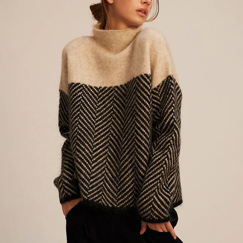 MFLLondon™ | Chevron Cozy Turtleneck