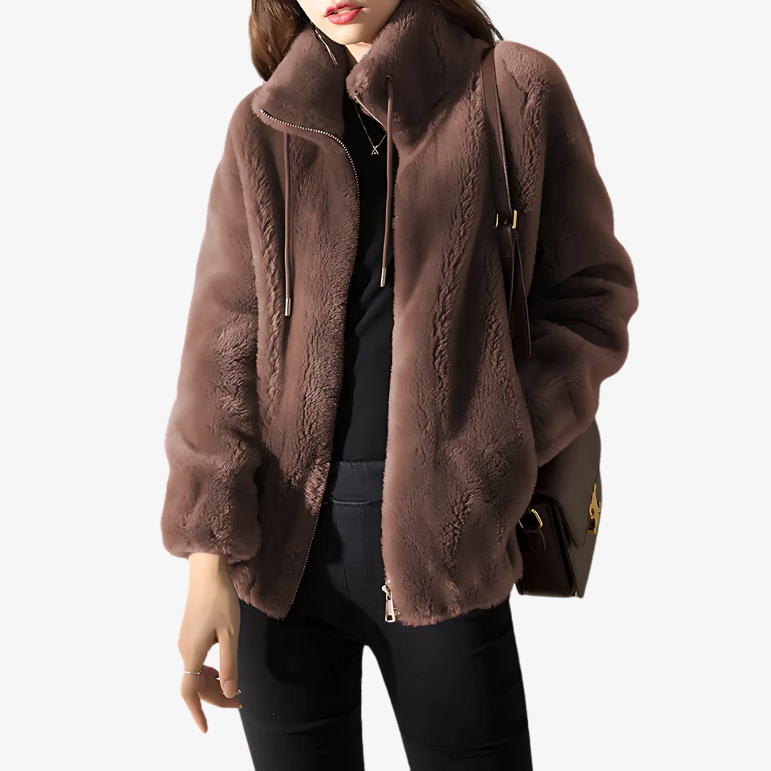 CORNELIA PLUSH OVERCOAT