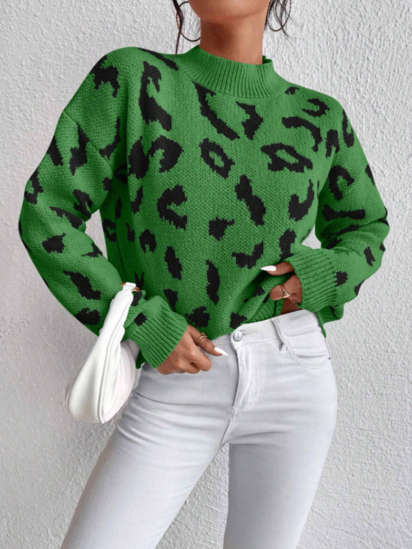 Lya | Bold Leopard Print Sweater
