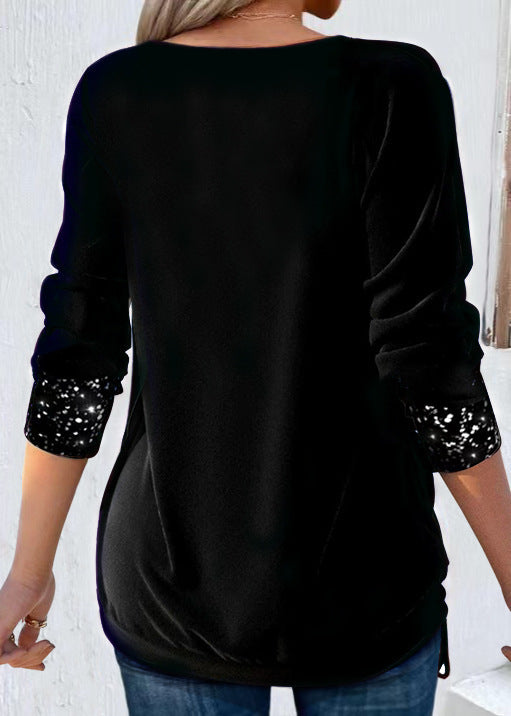 Cora | Stylish Sequin Glitter Top