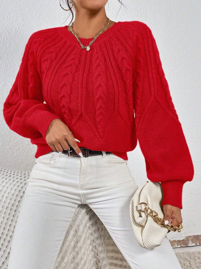 Hannah | Scandinavian Twisted Knit Sweater