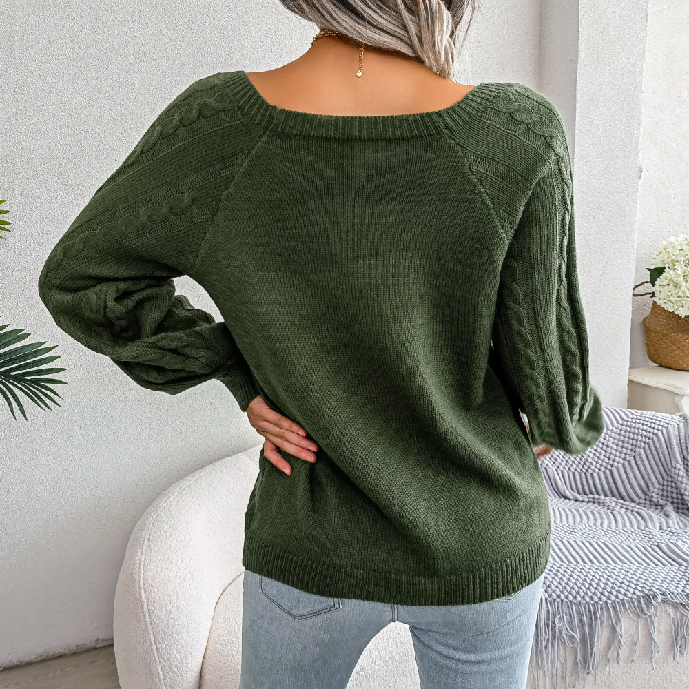 Harlow | Scandinavian Cable Knit Sweater