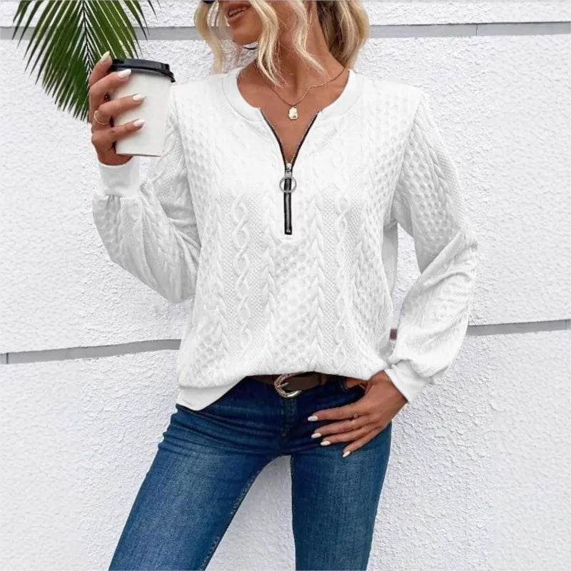 JORDA HALF-ZIP SWEATER