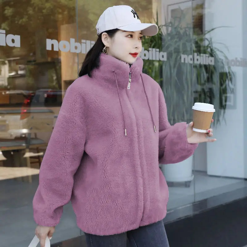 CORNELIA PLUSH OVERCOAT