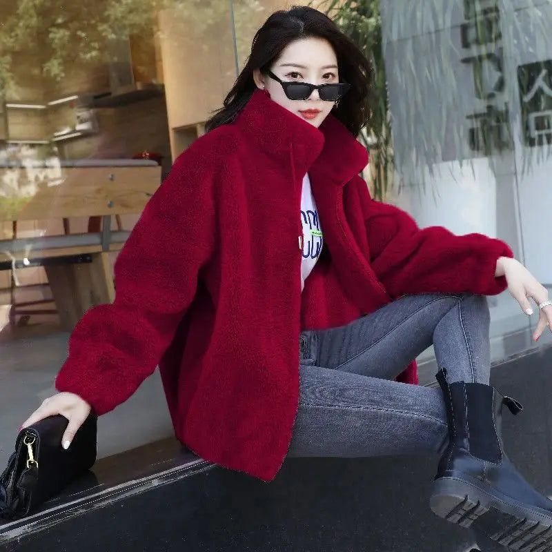 CORNELIA PLUSH OVERCOAT