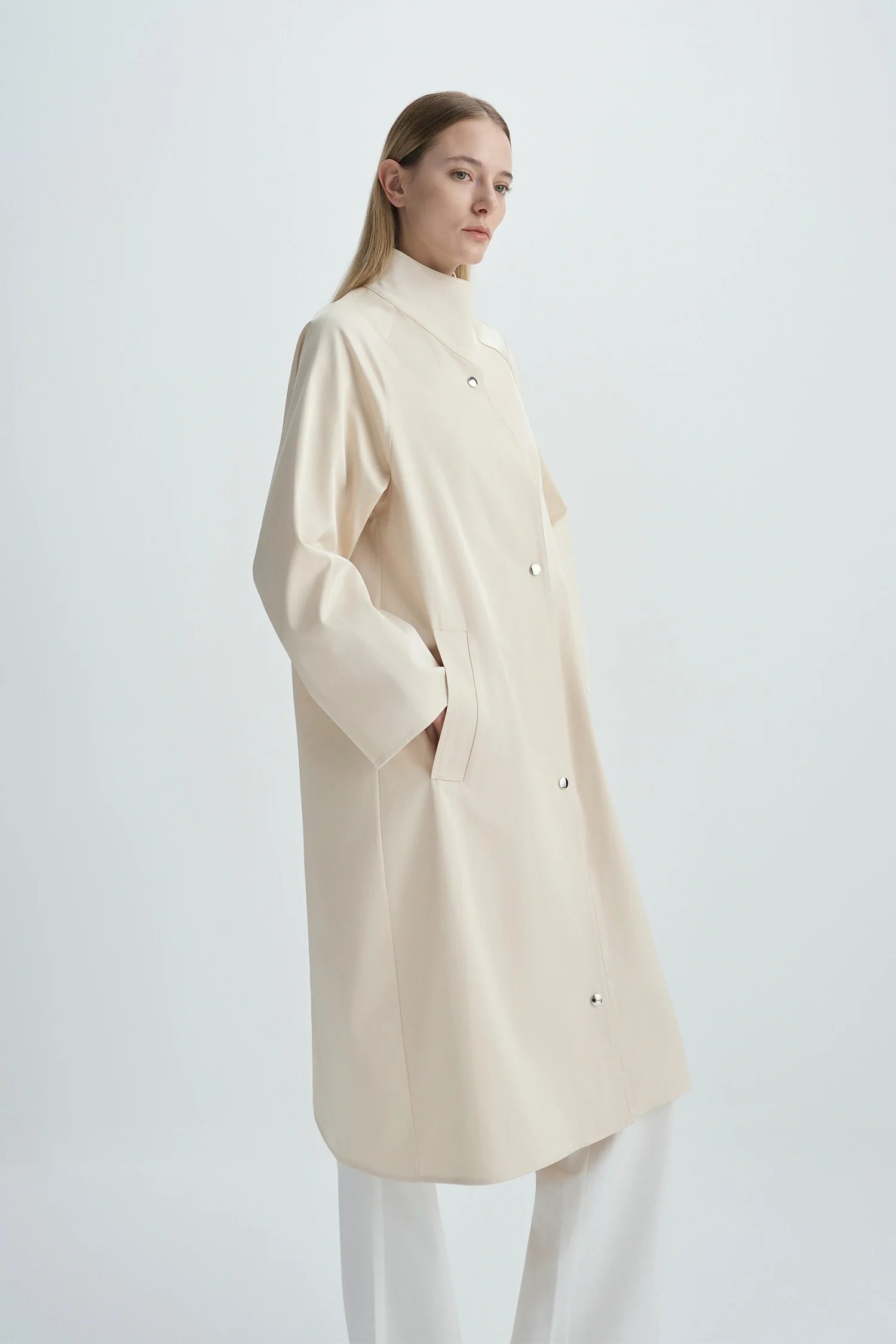 Anne Satin Coat