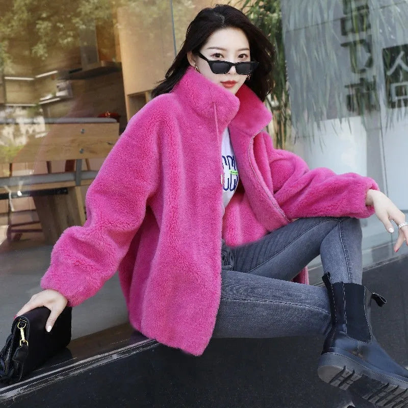 CORNELIA PLUSH OVERCOAT
