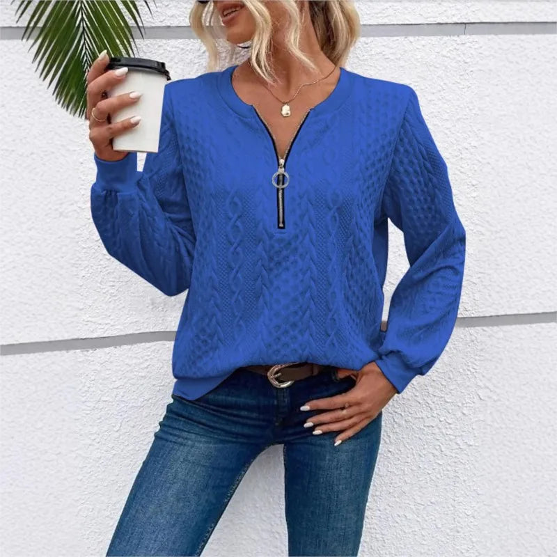 JORDA HALF-ZIP SWEATER