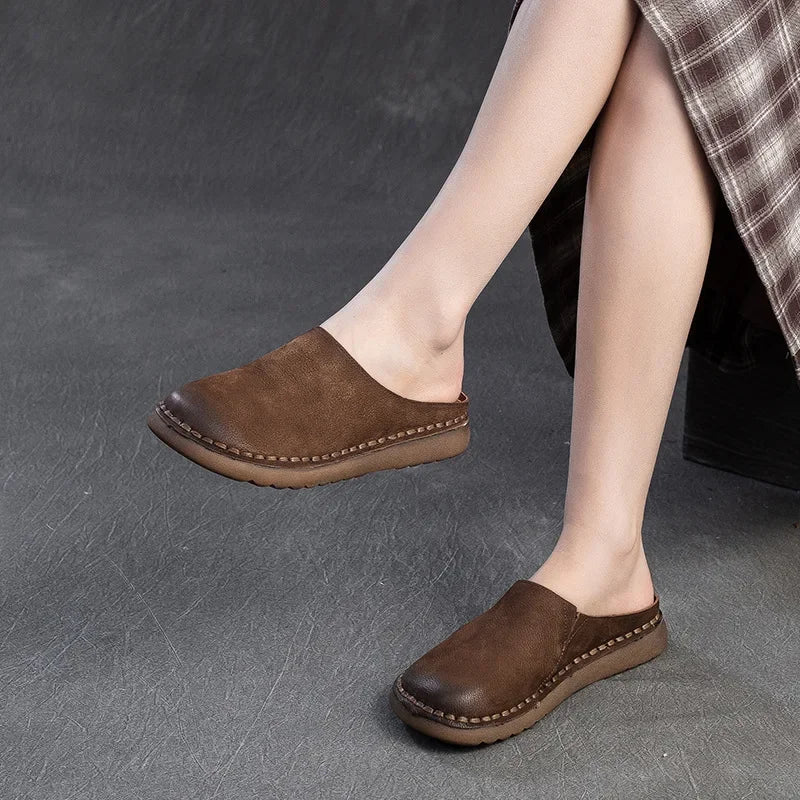 SUEDE SANDAL SLIPPERS