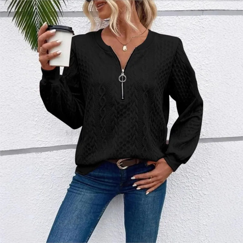 JORDA HALF-ZIP SWEATER