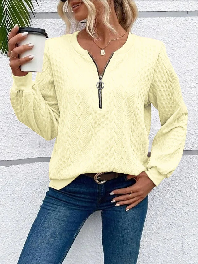 JORDA HALF-ZIP SWEATER
