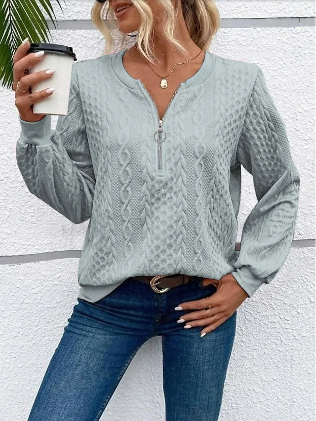 JORDA HALF-ZIP SWEATER