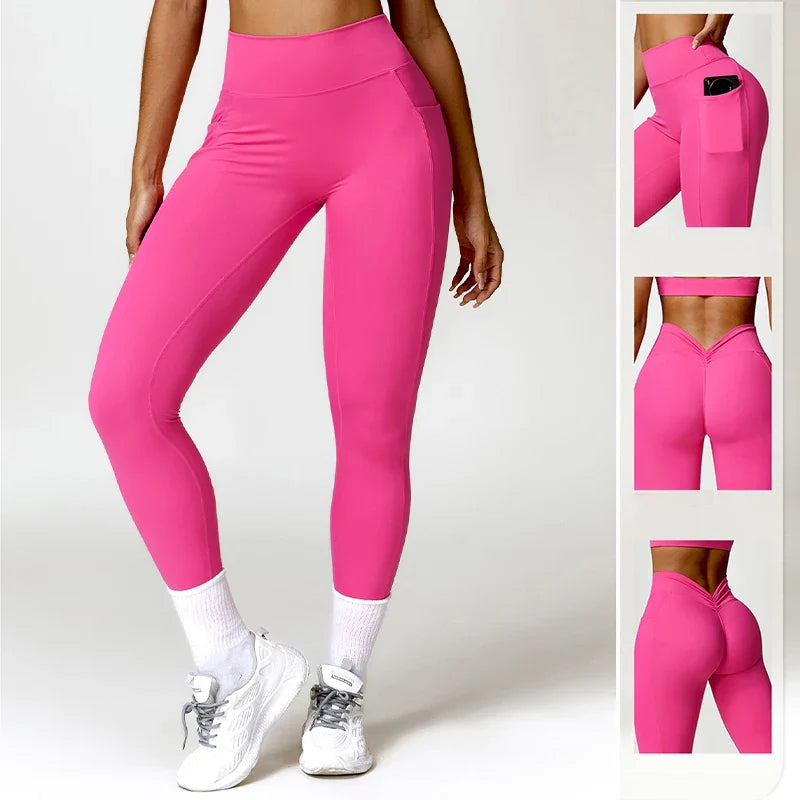 LUVESSI SCRUNCH POCKET LEGGINGS