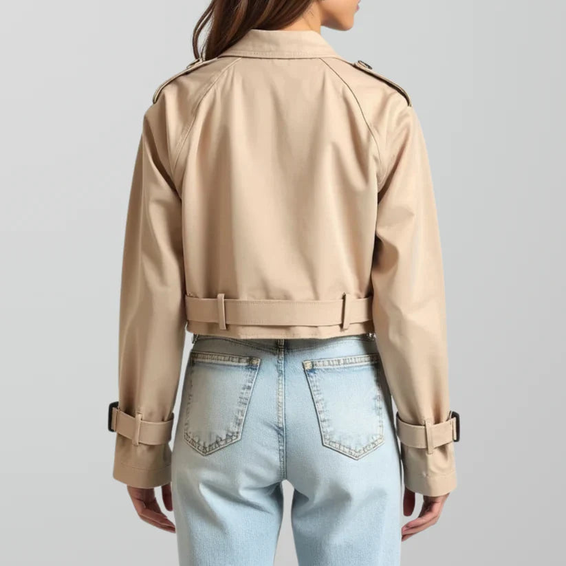 Emma™ - Crop Trenchcoat