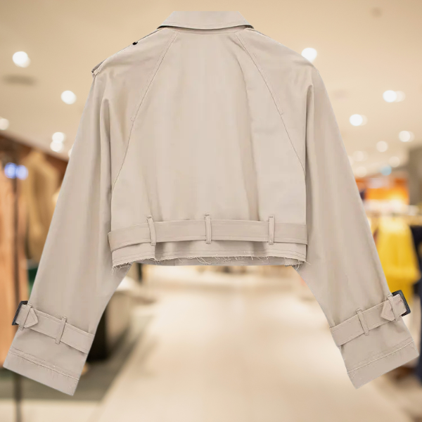 Emma™ - Crop Trenchcoat