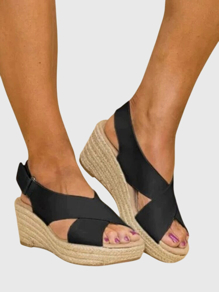 Nancy™ - Elegant Cross-Strap Sandals