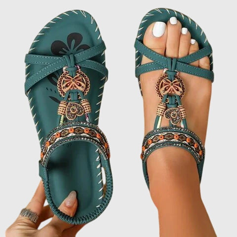 Katherine - Boho Flat Sandals