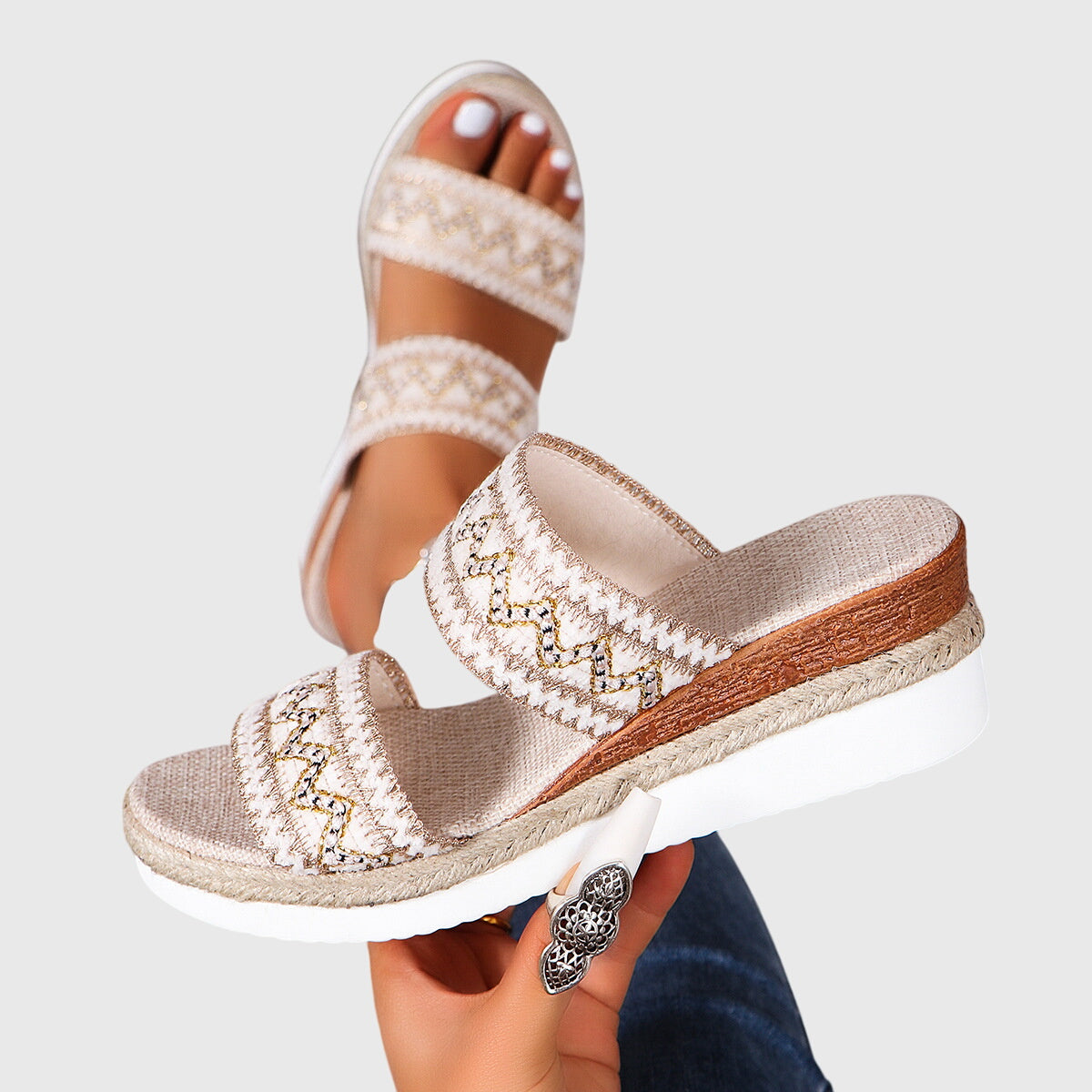 Jhea™ - Trendy Textured Sandals