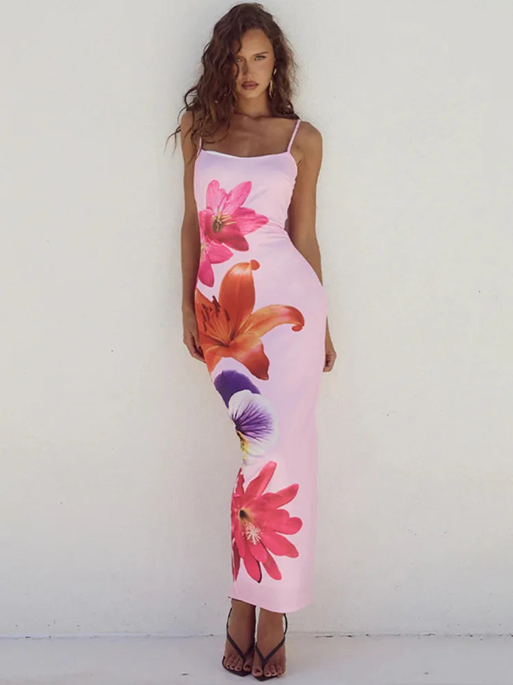 MFLLondon™ | Floral Summer Midi Dress