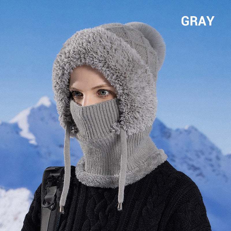 Convertible Balaclava - Windproof Fleece Protection for Skiing & Outdoor Adventures