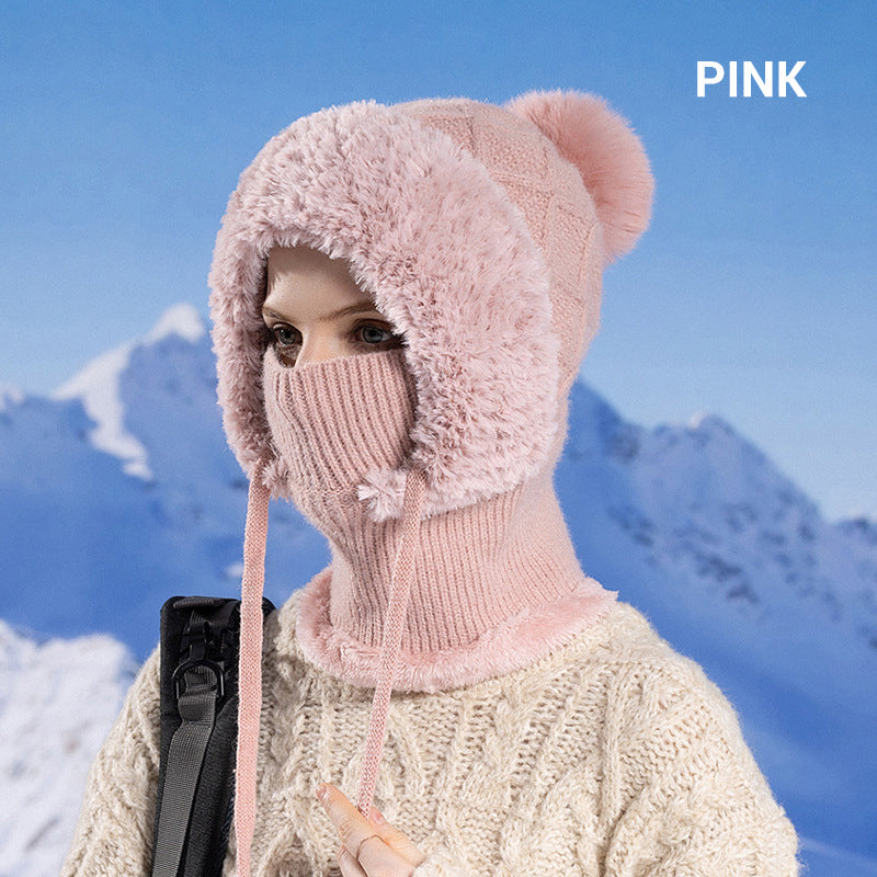 Convertible Balaclava - Windproof Fleece Protection for Skiing & Outdoor Adventures