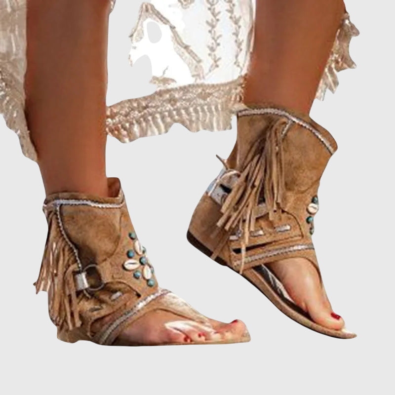 Farrah™ - Fringe Boho Sandals