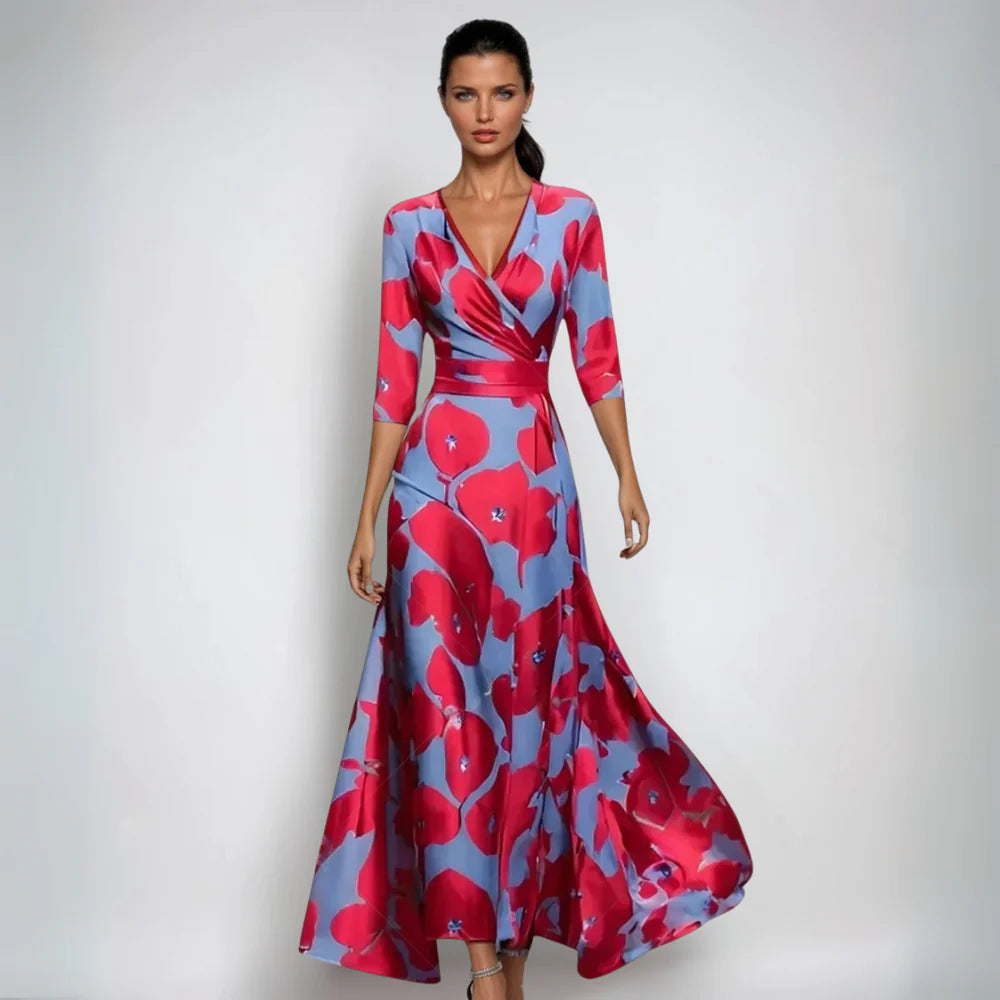 Simone | Luxurious floral dress