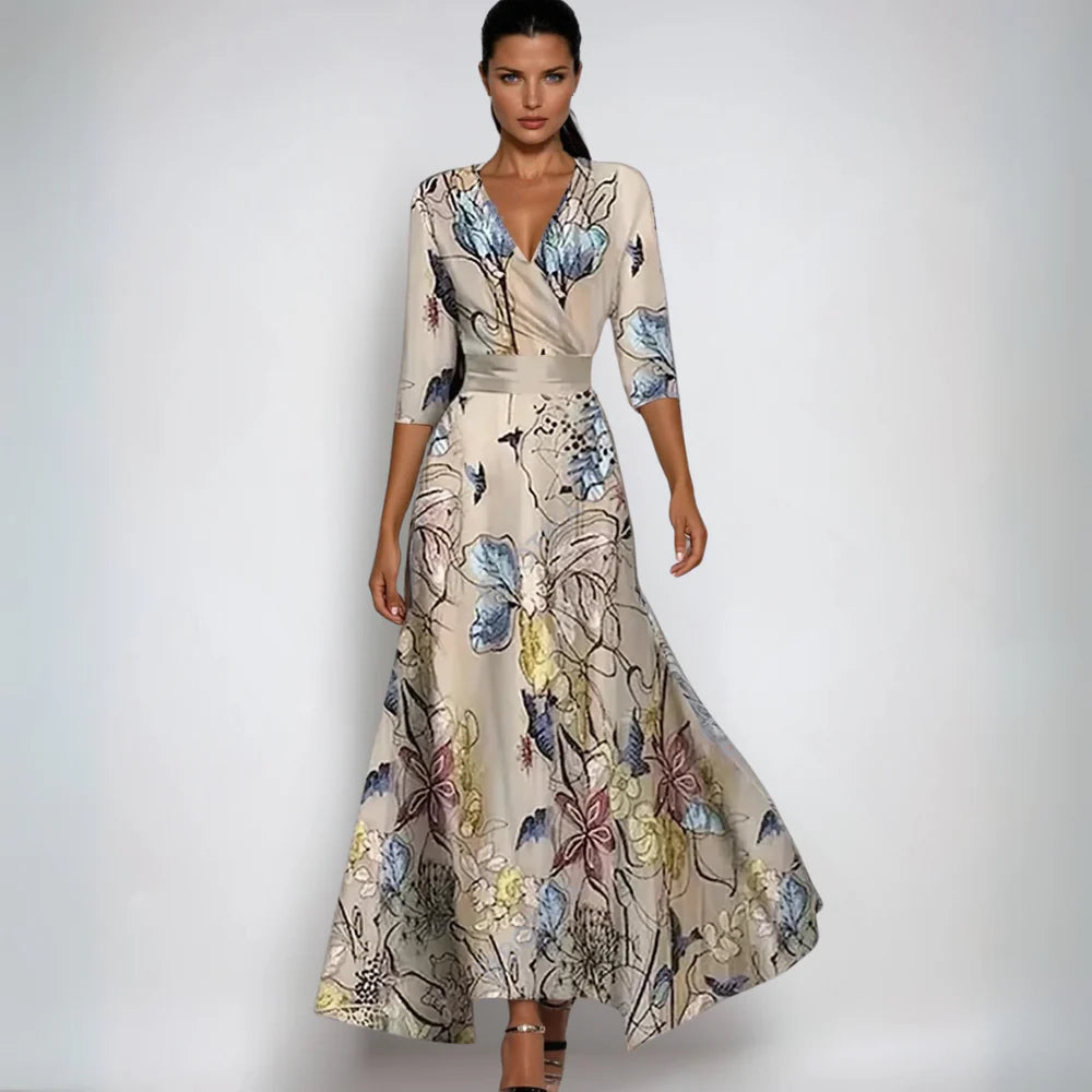 Simone | Luxurious floral dress