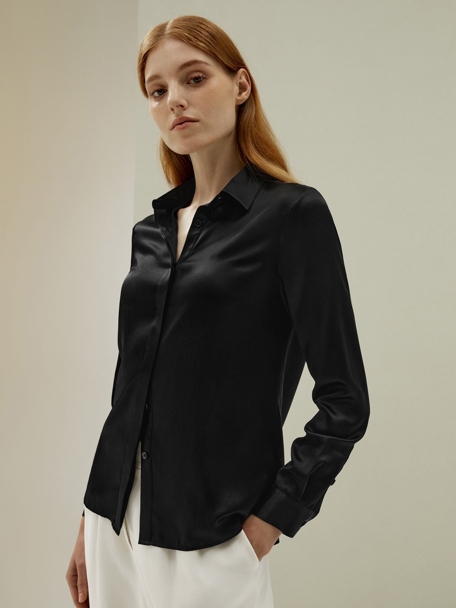 ANAIS SILK BLOUSE SHIRT