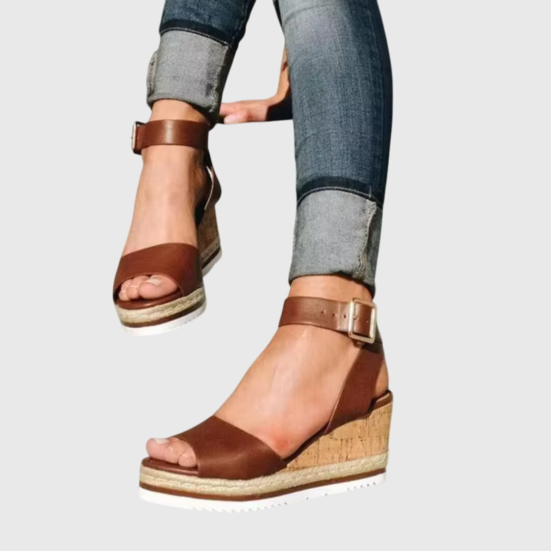 Cassandra - Stylish Wedge Sandals