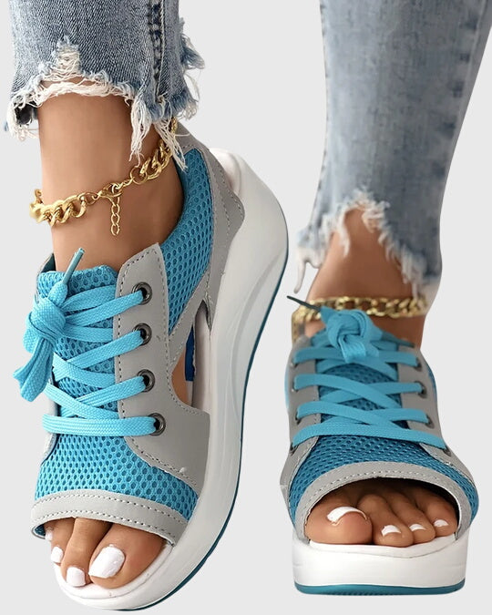 Amanda™ - Breathable Wedge Sneakers
