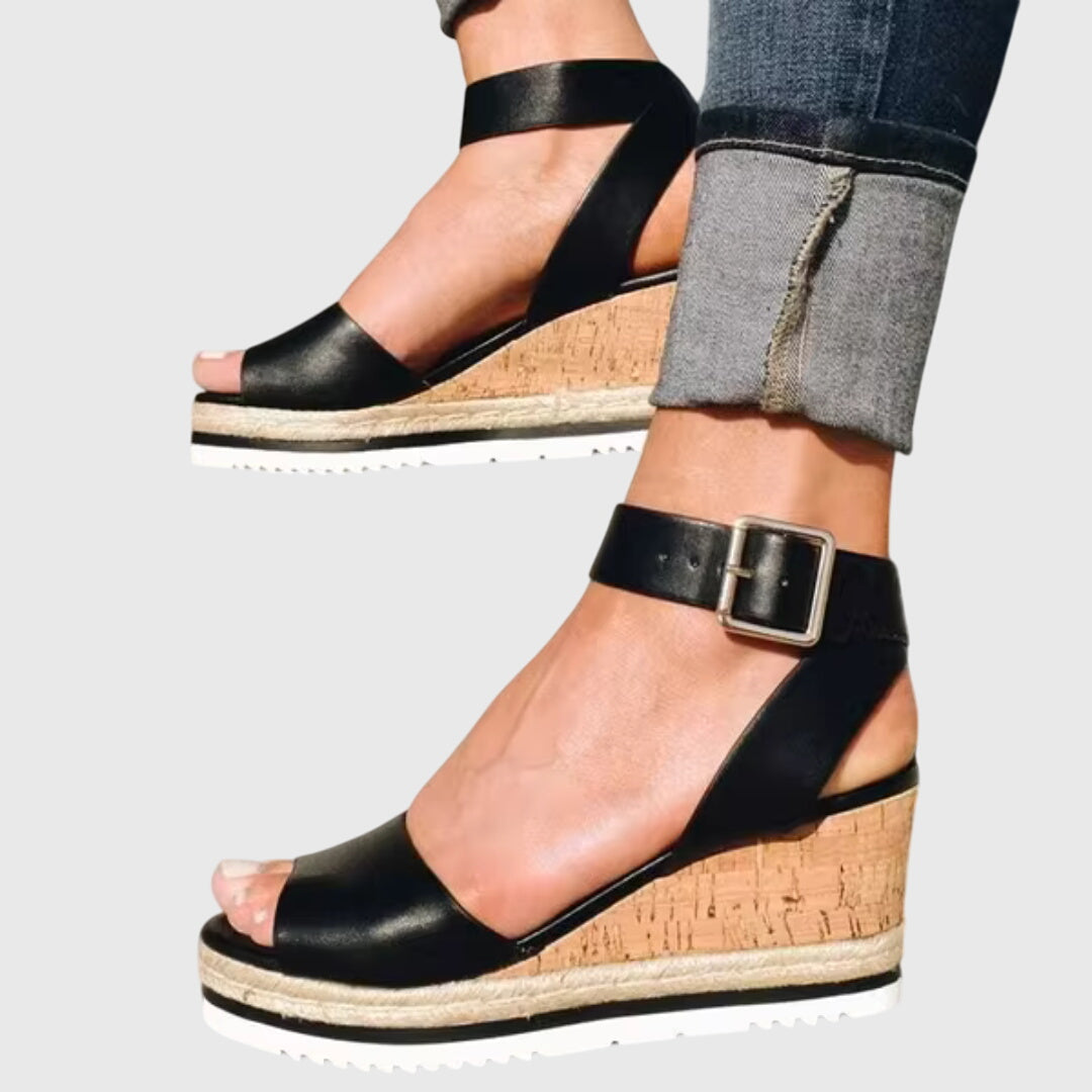 Cassandra - Stylish Wedge Sandals