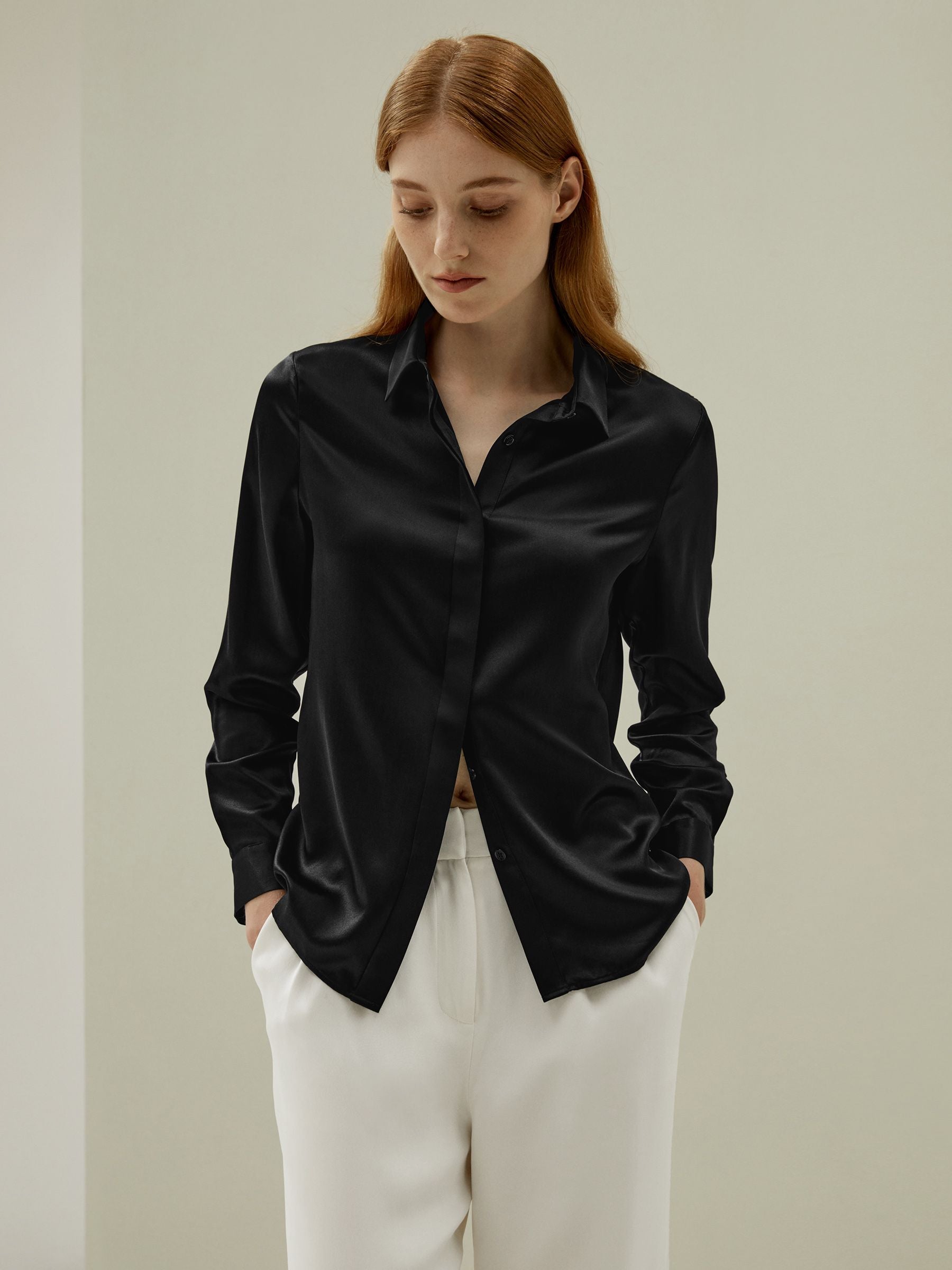 ANAIS SILK BLOUSE SHIRT