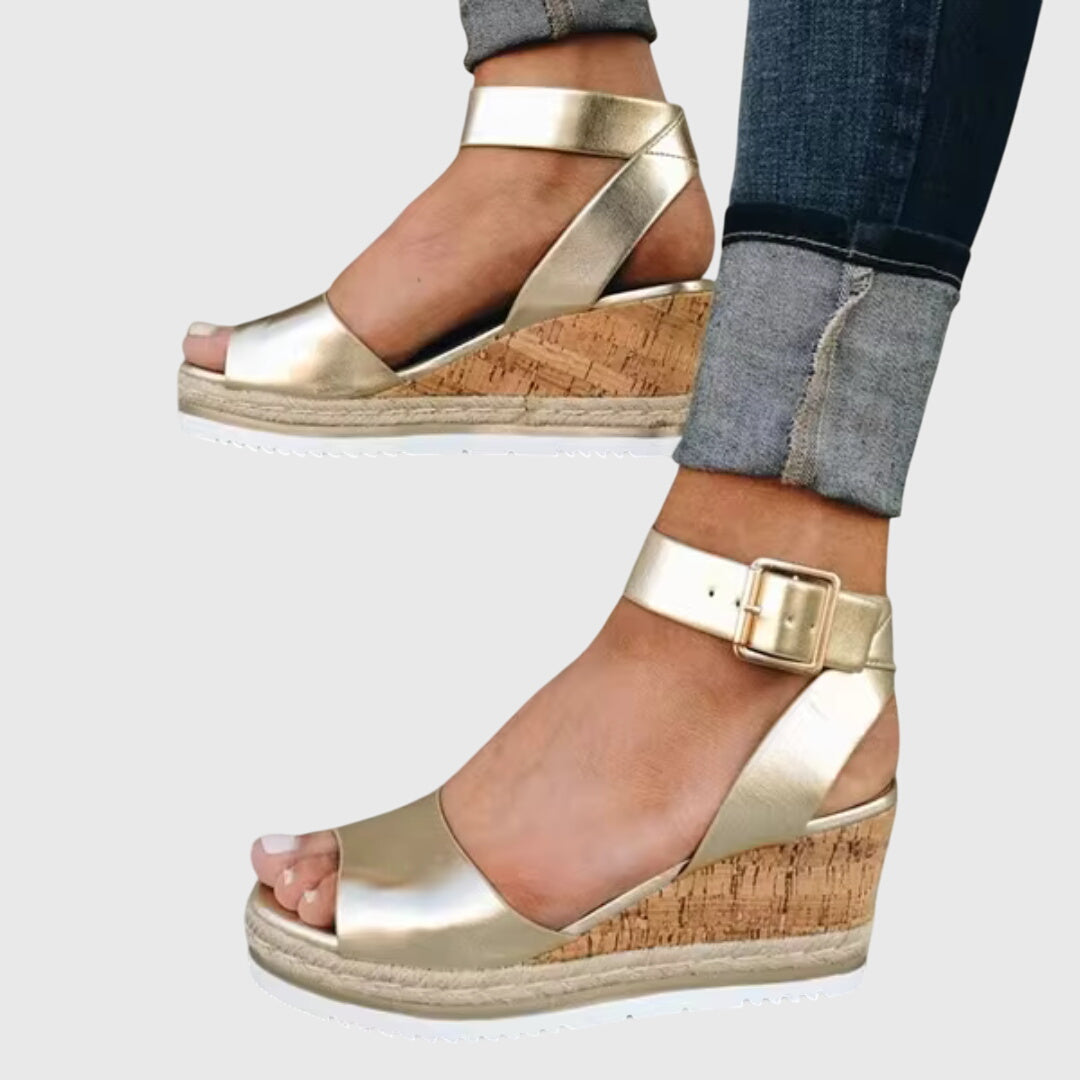 Cassandra - Stylish Wedge Sandals