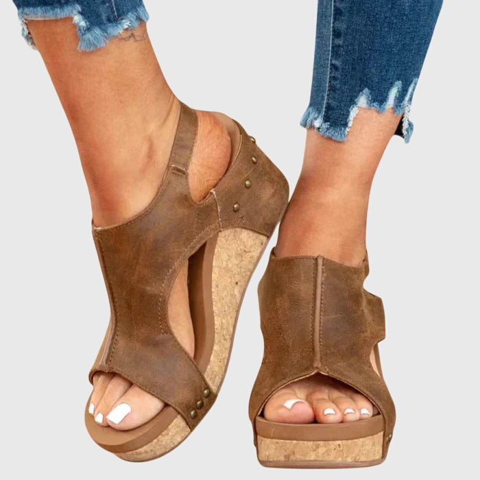 Madeline - Stylish Wedge Sandals