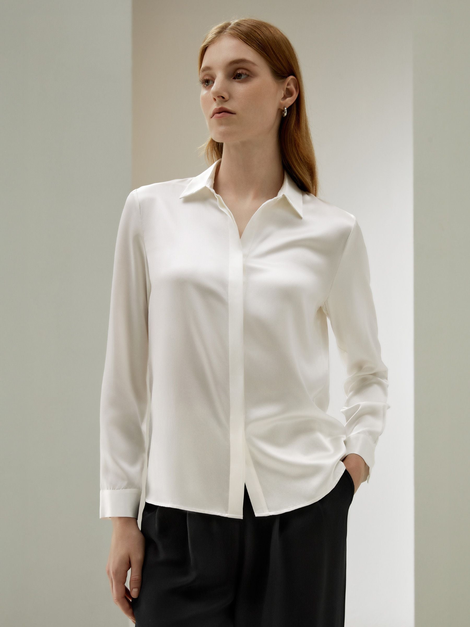 ANAIS SILK BLOUSE SHIRT