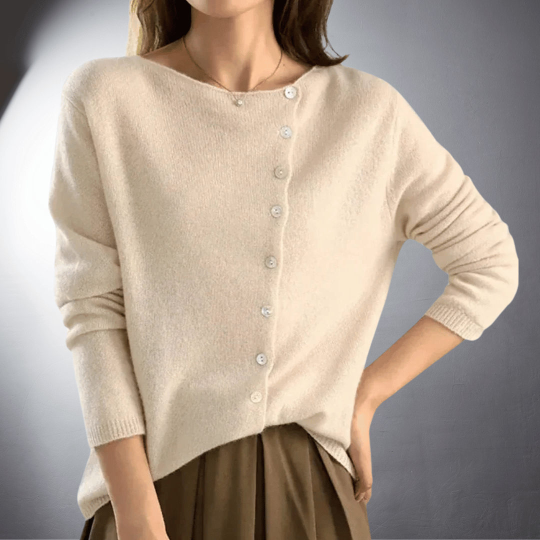 Elara | Chic Button Pullover