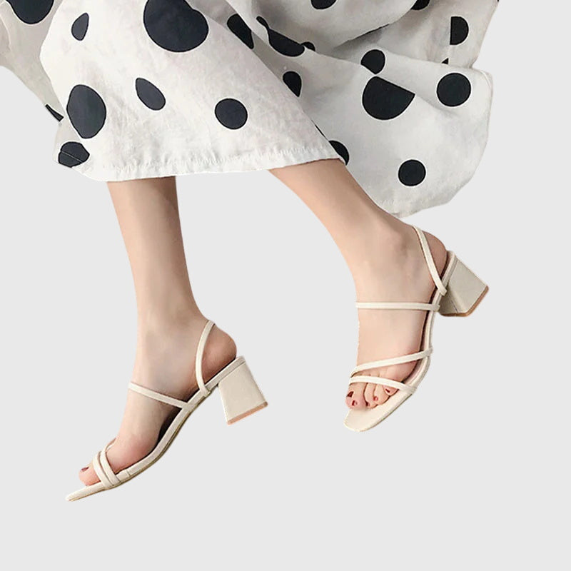 Pamela™ - Strappy Block Heel Sandals