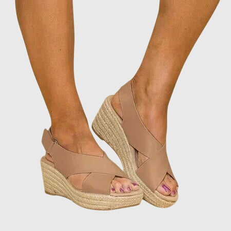 Nancy™ - Elegant Cross-Strap Sandals