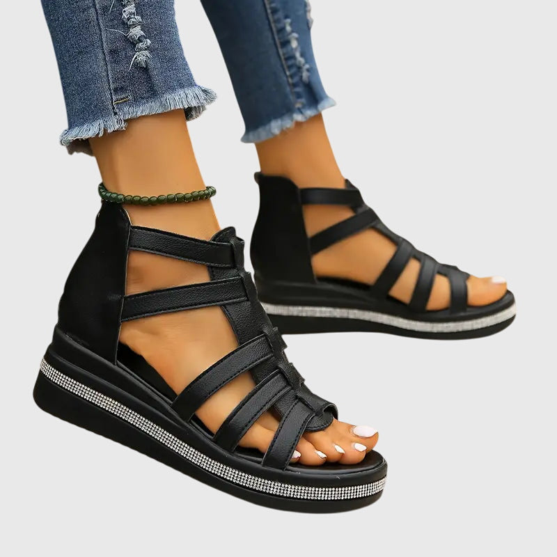 CHLOE - Elegant Wedge Sandals