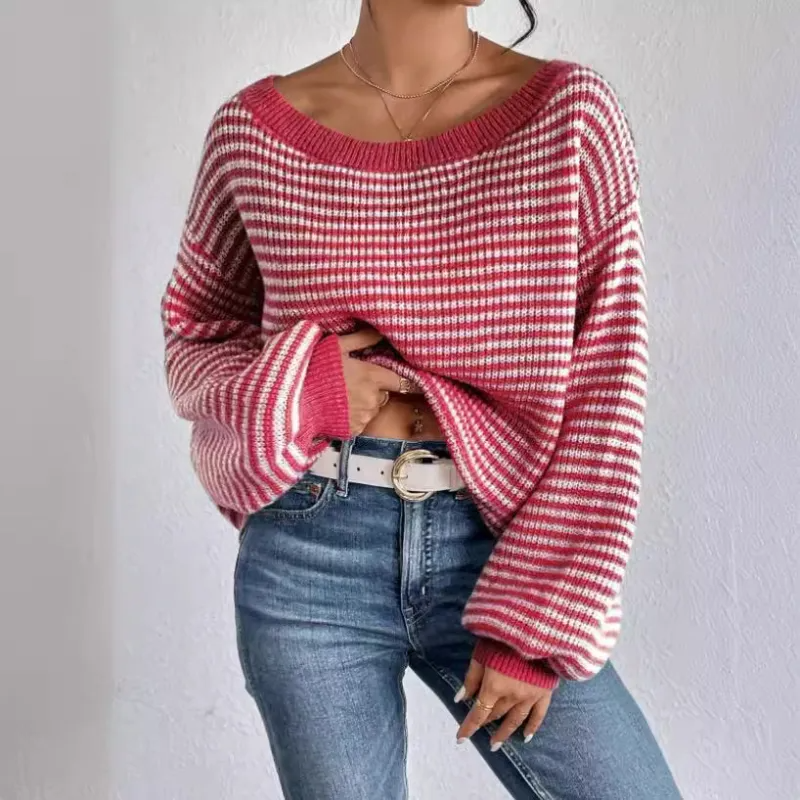 MFLLondon™ |  Cozy Striped Knit Sweater